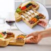 Premium Cheese Board and Platter Set with fruit and cheese