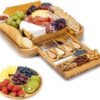 Premium Cheese Board and Platter Set with fruit cheese and nuts