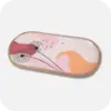 Oval Charcuterie Platter with a dandelion pattern, the primary colours are pink and beige