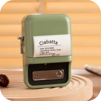 Green Portable Thermal Label Printer - Niimbot B21