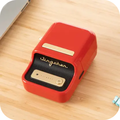 Red Portable Thermal Label Printer - Niimbot B21