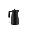 Alessi Plisse Electric Kettle Black