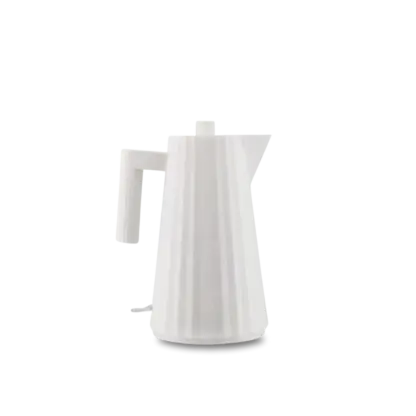 Alessi Plisse Electric Kettle White