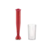 Alessi Plisse Hand Blender Red