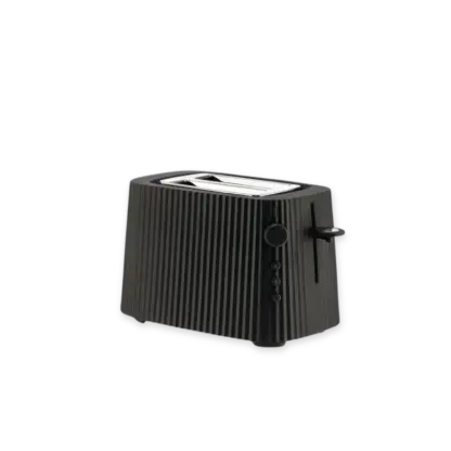 Alessi Plisse Toaster 2 Slice Black