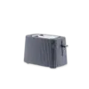 Alessi Plisse Toaster 2 Slice Gray