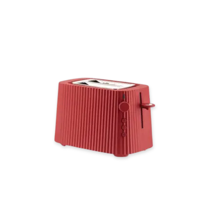 Alessi Plisse Toaster 2 Slice Red