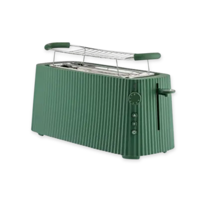 Alessi Plisse Toaster Double Compartment Green