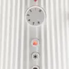 Alessi Plisse Toaster Double Compartment White controls close-up