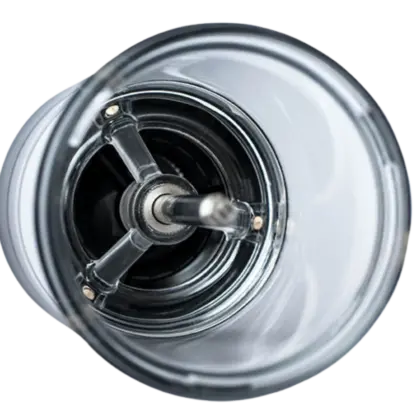 Handground coffee grinder hopper axle