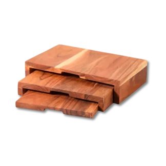 Acacia Wood Charcuterie Board - set of 3 pieces