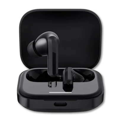 Xiaomi Redmi Buds 5 Wireless Earphones positioned in charging case