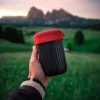 AeroPress Go Travel Coffee Maker packed in the cup and ready for travel