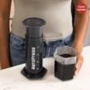 AeroPress XL Coffee Maker coffee in the included carafe