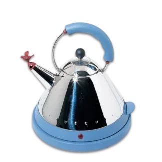 Alessi Michael Graves Electric Kettle in Light Blue