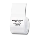 White Thermal Labels 50x70mm