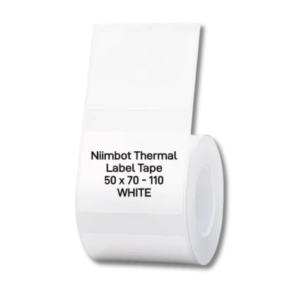 White Thermal Labels 50x70mm