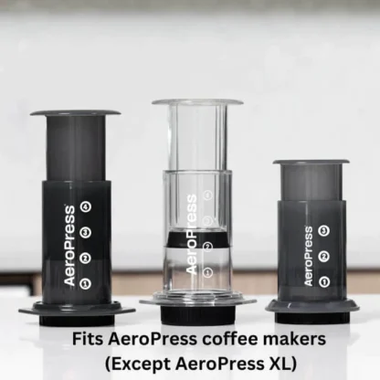 AeroPress flow control filter cap showing the AeroPress cofee makers it fits on