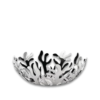 Polished Stainless Steel Alessi Mediterraneo Fruit Bowl