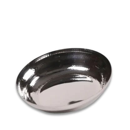 Oval Cast Iron Serving Tray from left top