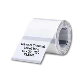 Transparent Thermal Label 40x30mm