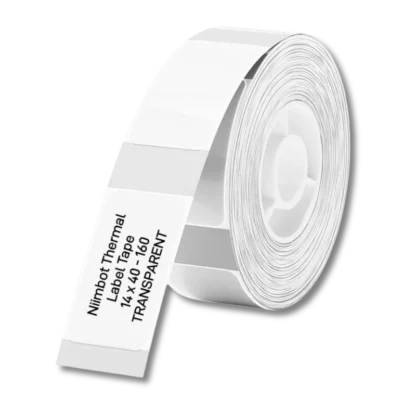 Transparent Thermal Label 14x40mm