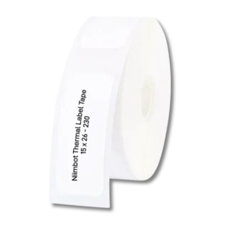 White Thermal Label 15x26mm