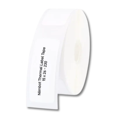 White Thermal Label 15x26mm