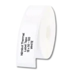 White Thermal Label 15x50mm