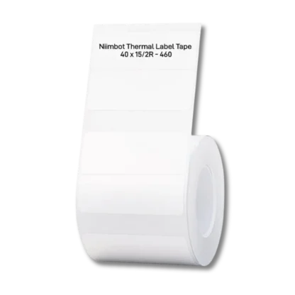 White Thermal label 40x15mm
