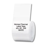 White Thermal Label 40x30mm