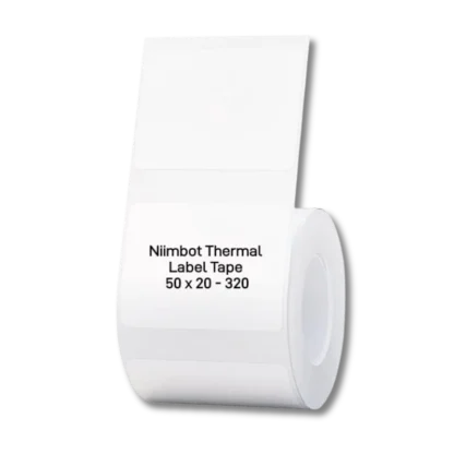 White Thermal Label 50x20mm