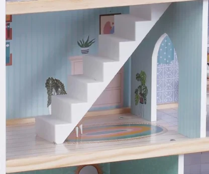 Wooden Doll's House Staircase Detail