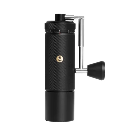 Chestnut S3 Portable Manual Coffee Grinder frontal view with handle folded