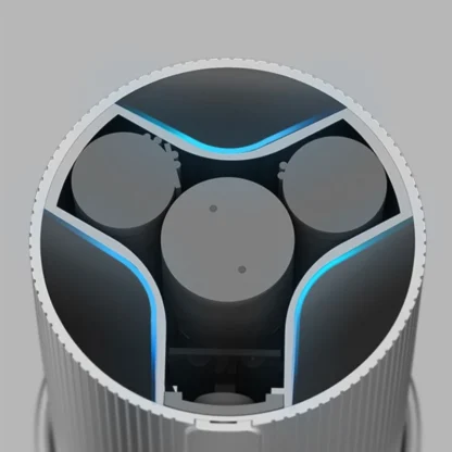 Millab 01 Portable Electric Coffee Grinder showing the trident design