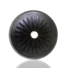 Timemore Crystal Eye Ceramic Pour-Over Coffee Dripper in black for manual coffee brewing