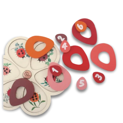 Disassembled Chunky Flower Puzzle