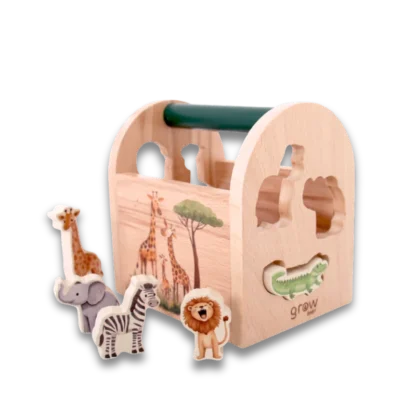 On Safari Shape Sorter Toy