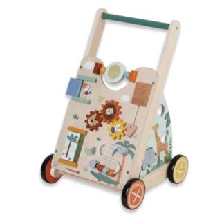 Zookabee Baby Wooden Activity Walker Front Left view