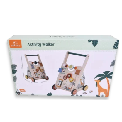 Zookabee Baby Wooden Activity Walker Packaging