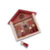 Daisy House Play Set with one peg doll in the foreground