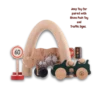 Jeep Wooden Toy Push Car with more On Safari toys