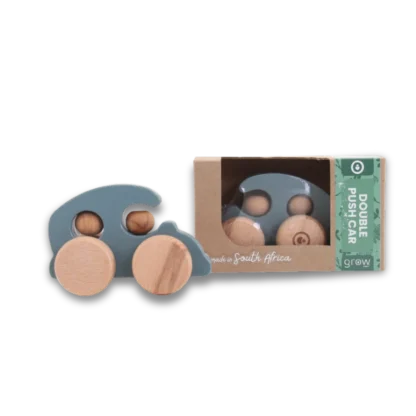 Little Greyton Double Push Car with packaging