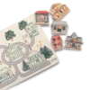 Little Greyton Peg Puzzle with pieces removed