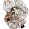 Luxury Baby Gift Set Bebe Pure, swaddle and rattle