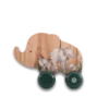 Wooden Elephant Push Toy left side view