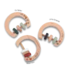 Themed Wooden Baby Rattles