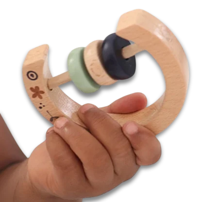 Themed Wooden Baby Rattle - Little Greyton