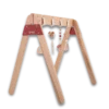 Wooden Baby Play Gym - Bebe Pure oblique view