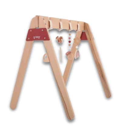 Wooden Baby Play Gym - Bebe Pure oblique view
